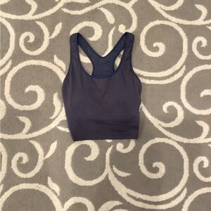Women's Navy Blue Sports Tanktop